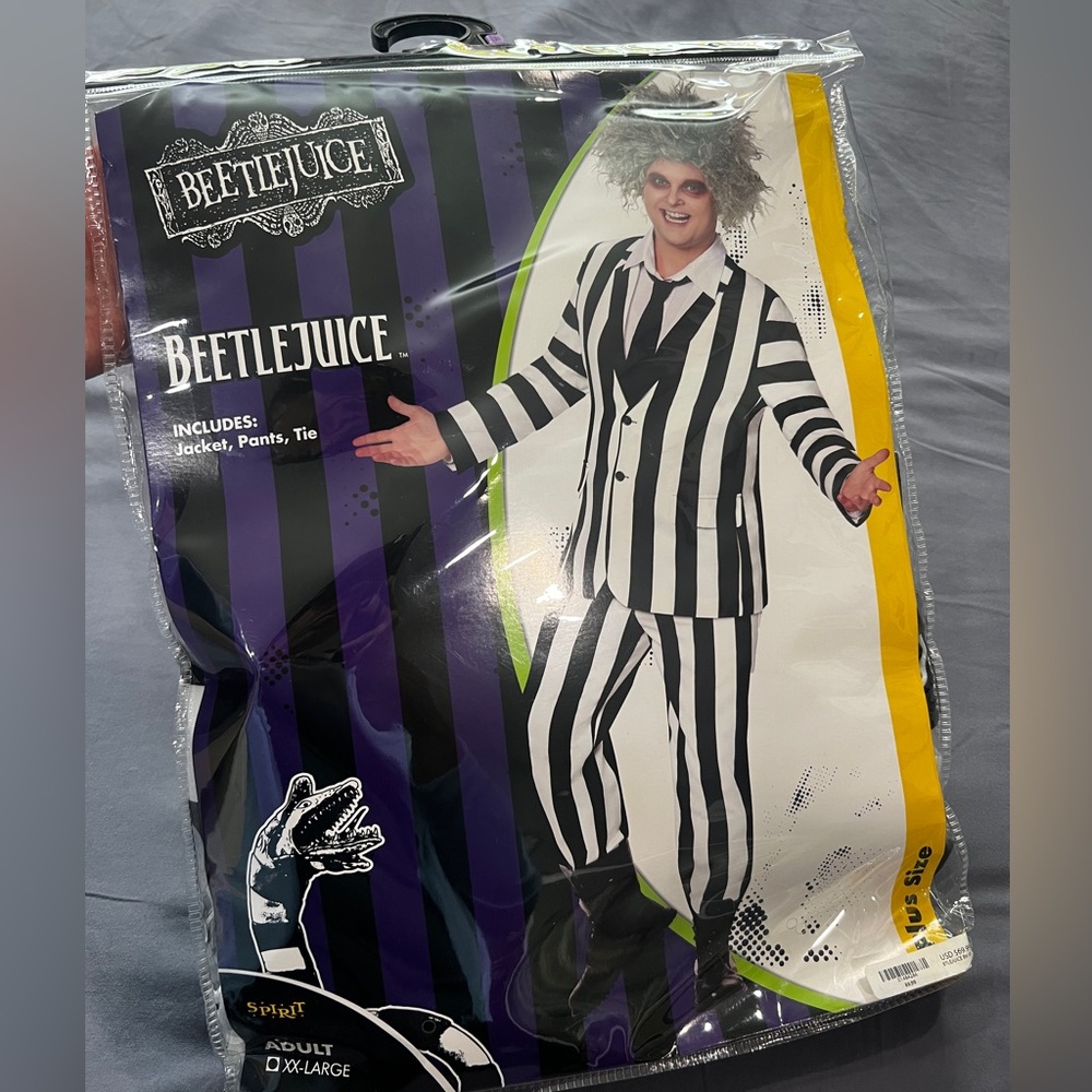 Beetlejuice Striped Costume